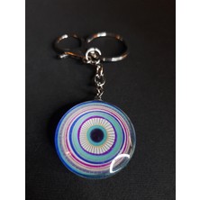 Mryart Nazar Cam Anahtarlık