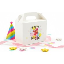 10 x 14 Doğum Günü Temalı El Geçme Hediye Kutusu M3 (3'lü Set)