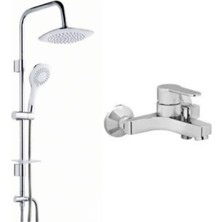 Artema Win S Banyo Bataryası ve Tema Bianco 5f Tepe Duş Seti