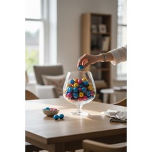 Kitchenboost Bardak Cam Şekerlik - Ayaklı Cam Şekerlik 20,5 Cm.