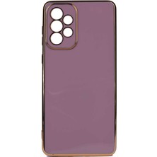 Galaxy A73 Kılıf Brvh Bark Kapak-Mor