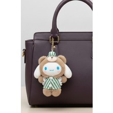 Meyra Accessories Sanrio Kawaii Cinnamoroll Lüx Büyük Boy Peluş Oyuncak Anahtarlık 17CM Sevimli Gün Sevgili Hediyesi