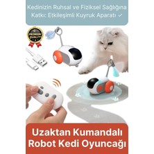 Svein Yeni Nesil Şarjlı Renkli Kuyruk Aparatlı Eğlenceli Akıllı Uzaktan Kumandalı Robot Kedi Oyuncağı