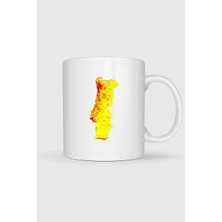 Bahriyeli Collection  Portekiz Iber Yarımadası Baskılı Kupa Bardak