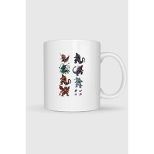 Bahriyeli Collection  Godzilla Kaiju Megaguirus Gamera Baskılı Kupa Bardak