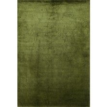 Kalesta Halı Porto Moss, %100 Viskon Kullanılarak Üretilmiş, Modern Tasarımlı Sade ve Şık Salon Halısı