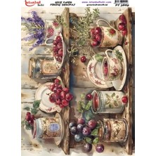 E Hobici Pirinç Dekopaj Kağıdı 30X42CM PT-3869 Fincan Mutfak