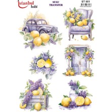 E Hobici Sulu Transfer Kağıdı 25X35CM ST-851