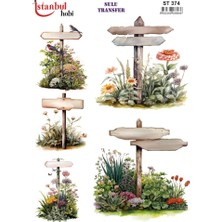 E Hobici Sulu Transfer Kağıdı 25X35CM ST-374