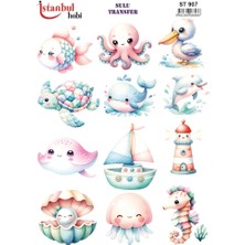 E Hobici Sulu Transfer Kağıdı 25X35CM ST-907