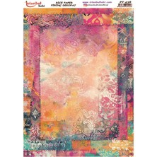 E Hobici Pirinç Dekopaj Kağıdı 30X42CM PT-438 Vintage Bohem