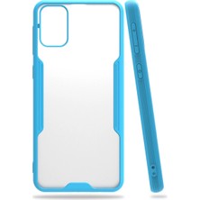 Mepura Samsung Galaxy M31 Kılıf Platin Silikon - Mavi