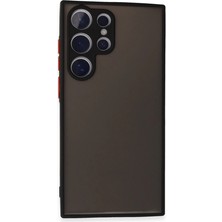 Mepura Newface Samsung Galaxy S24 Ultra Kılıf Montreal Silikon Kapak - Siyah