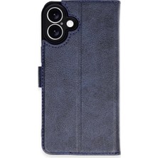 Mepura Iphone 16 Plus Kılıf Trend S Plus Kapaklı Kılıf - Lacivert