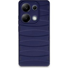 Mepura Xiaomi Redmi Note 13 Pro 4g Kılıf Bibercas Silikon Kapak - Lacivert