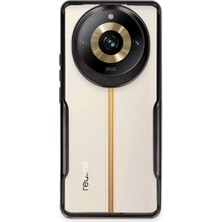 Mepura Newface Realme 11 Pro Kılıf Boyi Silikon Kapak - Siyah