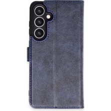 Mepura Samsung Galaxy S24 Fe Kılıf Trend S Plus Kapaklı Kılıf - Lacivert