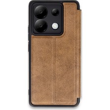 Mepura Newface Xiaomi Redmi Note 13 Pro 5g Kılıf Flip Cover - Taba