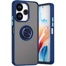 Mepura Newface Xiaomi Redmi 13 4g Kılıf Montreal Yüzüklü Silikon Kapak - Lacivert