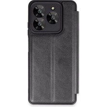 Mepura Newface General Mobile Era 30 Kılıf Flip Cover - Siyah