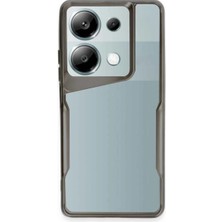 Mepura Newface Xiaomi Redmi Note 13 Pro 4g Kılıf Boyi Silikon Kapak - Titan Gri