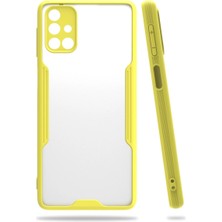 Mepura Samsung Galaxy M31S Kılıf Platin Silikon - Sarı