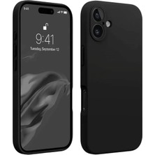Mepura Iphone 16 Kılıf First Silikon - Siyah