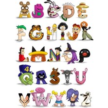 Bsb Harfler Telefon Laptop Notebook Tablet Defter Matara Stiker Etiket ST7014