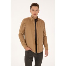 U.s. Polo Assn. Erkek Petrol Gömlek Desenli 50315915-VR151