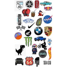 Bsb Popüler Telefon Laptop Notebook Tablet Defter Matara Stiker Etiket ST7049