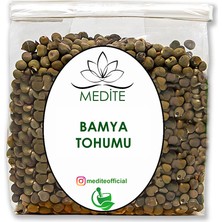 Medite Doğal Bamya Tohumu (Abelmoschus Esculentus) Yeni Hasat 90GR