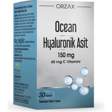Ocean Hyaluronik Asit 150 Mg 30 Kapsül - Dezenfektan Hediyeli (%72 Alkol)