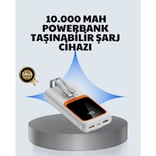 Belle Fusion Bfs Kompakt 10000 Mah Powerbank – Dijital Göstergeli, Type-C ve Lightning Uyumlu