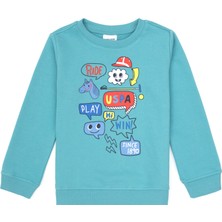 U.S. Polo Assn. Erkek Çocuk Mint Bisiklet Yaka Sweatshirt 50316519-VR152