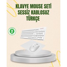 MiraLive Kablosuz Klavye ve Mouse Seti - Ergonomik Tasarım, Sessiz Kullanım, Geniş Uyumluluk