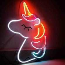 Kamer Neon LED Işıklı Pop Art Sanatsal Tablo
