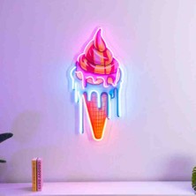 Kamer Neon LED Işıklı Pop Art Sanatsal Tablo