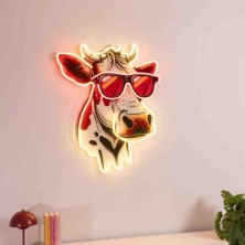Kaner Neon LED Işıklı Pop Art Sanatsal Tablo
