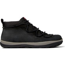 Camper %53 Geri Dönüştürülmüş Polyester, %47 Inek Derisi Siyah Erkek Bot Peu Pista Gm