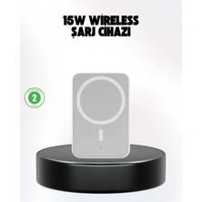 Marsilyan- iPhone Serileri ile Uyumlu Magsafe Manyetik Araç Telefon Tutucu ve Şarj Cihazı