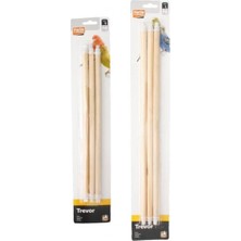 Karlıe Ahşap Kuş Tüneği 3lü 35x12mm