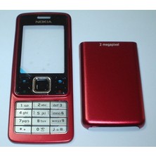 OEM Nokia 6300 Kırmızı Telefon Kapağı (Metal)