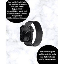 MiraLive Mini Series 10 Akıllı Saat | 3 Kordon + Bileklik Hediyeli, Tüm Telefonlarla Uyumlu