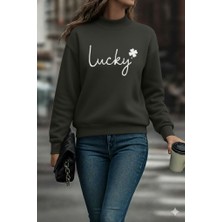 Arben Boutique Kadın Uzun Kollu Bisiklet Yaka Viskon Iki Iplik Bluz