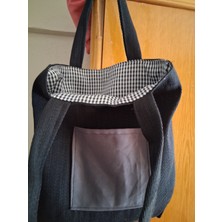 Buypass Astarlı Cepli siyah Çanta