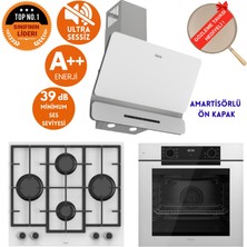 Ferre Fryart & Silentart Lomi / Sessiz Beyaz Ankastre Set ( D081-SA + QEP63CB + LN386 )