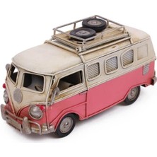 Otantik Çarşı Dekoratif Metal Minibüs Kumbara Çerçeveli 0910E-1370SS