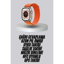 MiraLive Yeni Nesil Akıllı Saat Uyku ve Sağlık Takibi Titeşimli Sesli Arama Mesaj ve Bildirim Görme