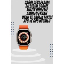 MiraLive Akıllı Saat Bleutooth Bağlantılı Akıllı Saat Amoled Ekran 49 mm