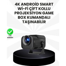MiraLive Wifi6 ve Bluetooth 5.4 Destekli LED Projektör - HCS350PRO